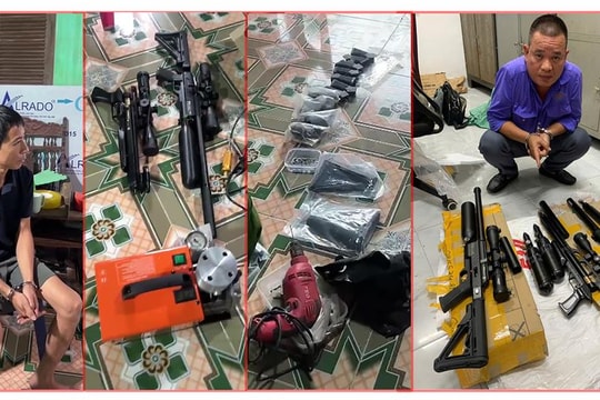 Khởi tố 02 đối tượng chế tạo súng để bán kiếm lời