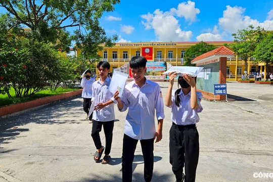 Hải Phòng: Thí sinh đánh giá đề thi tốt nghiệp THPT môn Ngữ văn 'dễ thở'