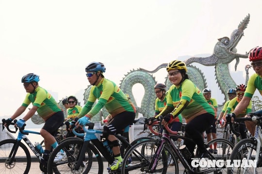 Lan tỏa phong trào đạp xe rèn luyện sức khỏe của các cựu chiến binh