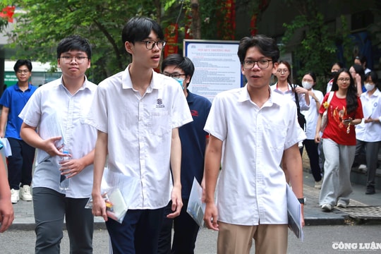 Hoàn thành môn Toán: Nhiều thí sinh đánh giá đề thi khó và phân hóa mạnh