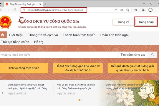 Cổng Dịch vụ công quốc gia trở thành điểm 'một cửa số' tập trung, duy nhất từ 18h ngày 27/6/2025