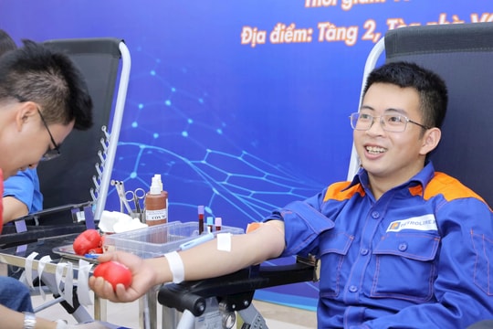 Petrolimex lan tỏa phong trào hiến máu tình nguyện hướng tới chào mừng 70 năm thành lập