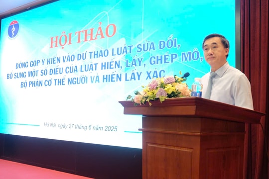 Thứ trưởng Trần Văn Thuấn: Quy trình đăng ký hiến tạng còn phức tạp, khó tiếp cận với đa số người dân