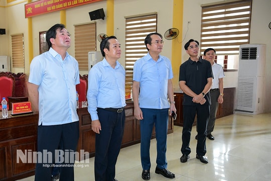 Ninh Bình: Sẵn sàng cho Lễ công bố sáp nhập đơn vị hành chính và vận hành đơn vị hành chính cấp xã mới