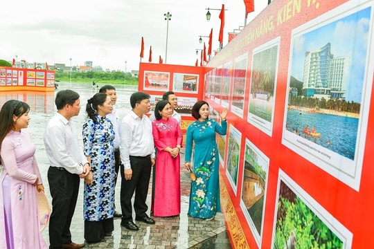 Triển lãm ảnh về thành tựu kinh tế - xã hội của TP Hải Phòng và tỉnh Hải Dương