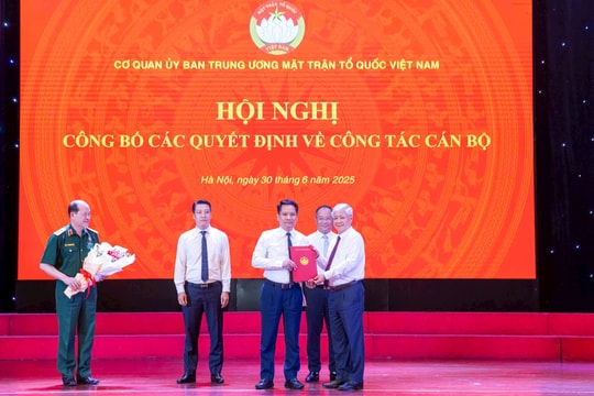 Bổ nhiệm Tổng Biên tập Báo Đại đoàn kết theo mô hình mới của Mặt trận Tổ quốc Việt Nam