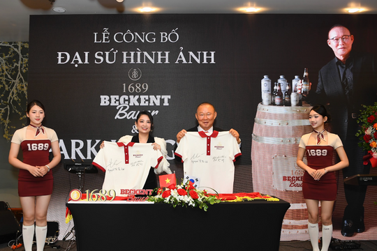 HLV Park Hang Seo trở thành gương mặt đại diện cho một thương hiệu nổi tiếng tại Việt Nam