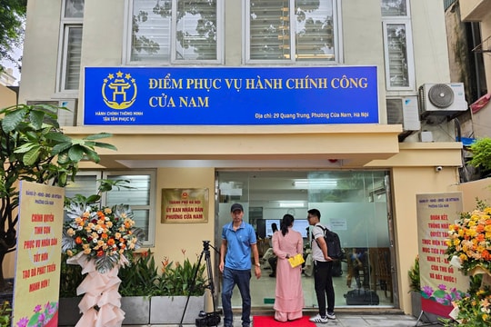 Hà Nội công bố các điểm phục vụ hành chính công thuộc UBND 126 xã, phường