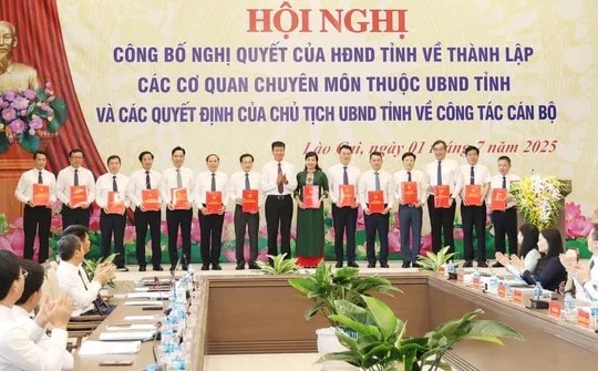 Công bố danh sách lãnh đạo các sở, ngành của tỉnh Lào Cai sau sáp nhập