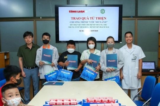 'Ước Mơ Xanh' thắp sáng hy vọng cho bệnh nhi ung thư tại Bệnh viện Bạch Mai