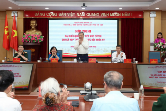Tổng Bí thư Tô Lâm tiếp xúc cử tri Thành phố Hà Nội sau Kỳ họp thứ 9, Quốc hội khóa XV