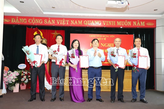Bổ nhiệm các Phó Giám đốc Sở Y tế Hưng Yên