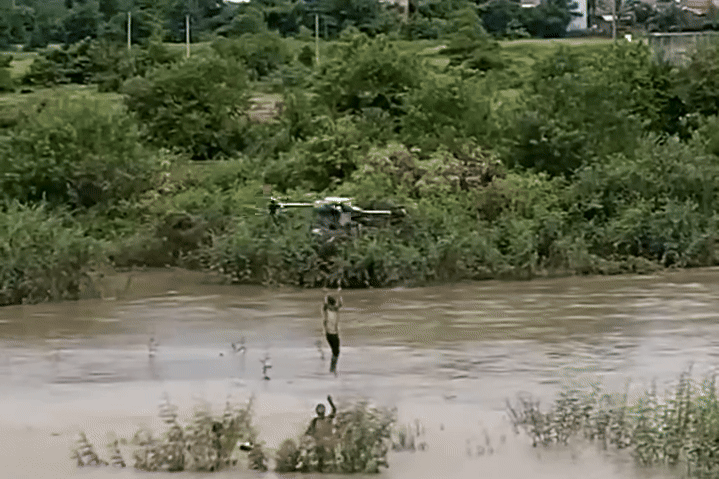 Anh nông dân dùng máy bay không người lái giải cứu 2 em nhỏ mắc kẹt giữa sông nói gì?