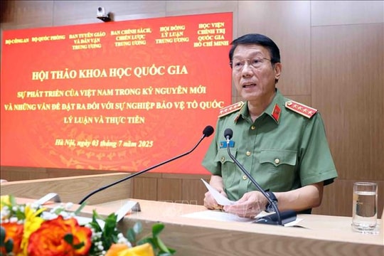 Hội thảo quốc gia về bảo vệ Tổ quốc: An ninh vững, phát triển mạnh, không có vùng cấm