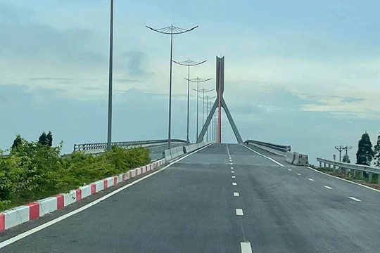 Thông xe cầu Đồng Việt trị giá 1.500 tỷ đồng kết nối tỉnh Bắc Ninh với thành phố Hải Phòng