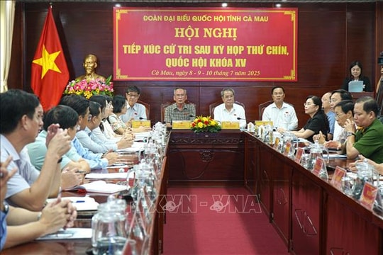 Cử tri kiến nghị nhiều vấn đề dân sinh, tổ chức bộ máy sau hợp nhất