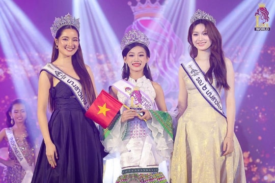 Nguyễn Cao Kỳ Phương rạng rỡ đăng quang Á hậu 4 Little Miss Junior Idol World 2025