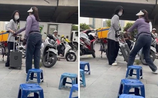 Xử phạt người phụ nữ bán nước xua đuổi cô gái trẻ ở khu vực Bến xe Mỹ Đình