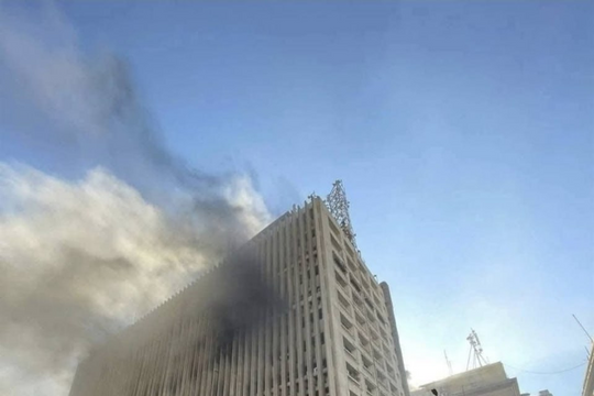 Cháy lớn ở trụ sở viễn thông Ai Cập: 4 người chết, gián đoạn internet diện rộng