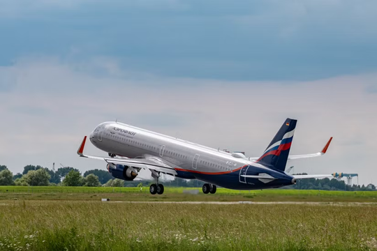 ‏Giá máy bay chở khách Nga tăng gần gấp đôi vì lệnh trừng phạt‏