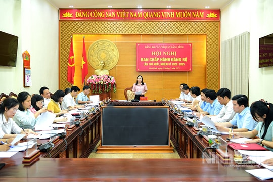 Ninh Bình ban hành Quy chế làm việc của Ban Chấp hành Đảng bộ các cơ quan Đảng tỉnh nhiệm kỳ 2020 -2025