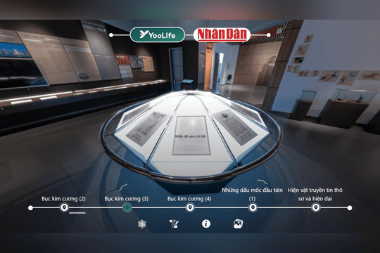 Sức hút từ công nghệ tương tác trong trưng bày báo chí