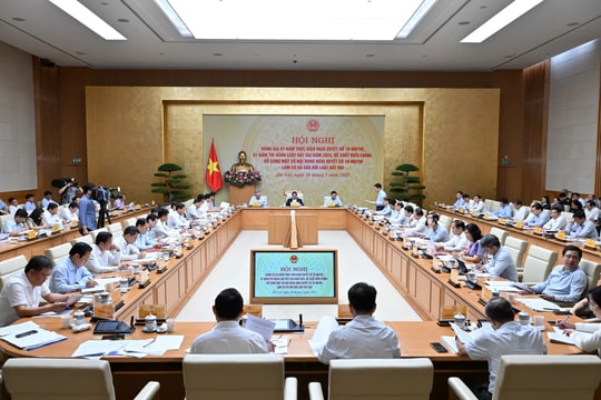 Thủ tướng chủ trì Hội nghị đánh giá 3 năm thực hiện Nghị quyết số 18 và 1 năm thi hành Luật Đất đai năm 2024