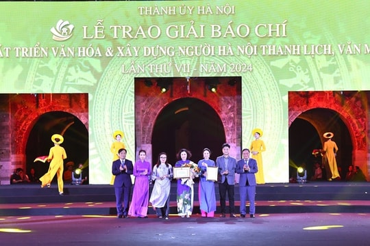 Giải Báo chí về phát triển văn hóa và xây dựng người Hà Nội thanh lịch, văn minh lần thứ VIII nhận tác phẩm đến hết ngày 6/8/2025.