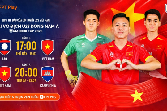 Xem trực tiếp U23 Việt Nam chinh phục giải Đông Nam Á ở kênh nào?