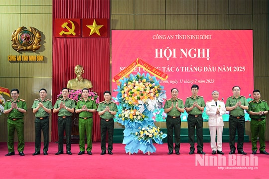 Tỷ lệ điều tra, khám phá vụ án của công an tỉnh Ninh Bình đạt tỷ lệ trên 89%