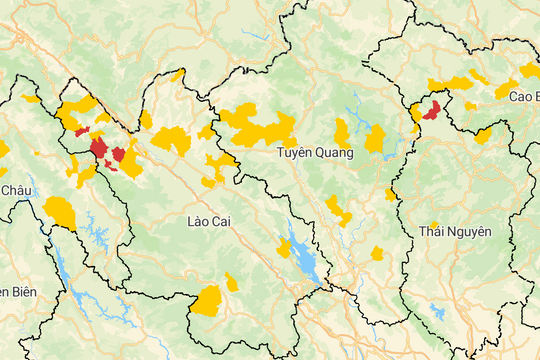 Lai Châu, Lào Cai, Tuyên Quang: Cảnh báo lũ quét, sạt lở đất trong 6 giờ tới