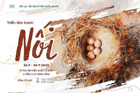 Triển lãm tranh màu nước 'Nối'