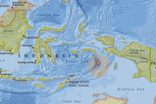‏Động đất 6,8 độ richter làm rung chuyển quần đảo ở Indonesia‏