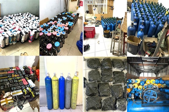 Phát hiện đường dây mua bán “bóng cười” lớn tại Thành phố Hồ Chí Minh, thu lợi bất chính hàng trăm tỷ đồng
