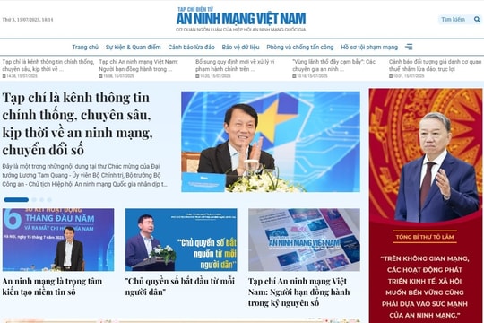 Tạp chí An ninh mạng Việt Nam ra mắt: Bước tiến quan trọng bảo vệ chủ quyền số quốc gia