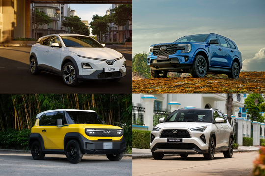 Top 10 ô tô bán chạy nhất tháng 6/2025: ‘Họ’ VinFast áp đảo