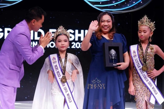 Lê Ngọc Minh Giang - Hoa hậu Thần tượng Nhí Thế giới 2025 tỏa sáng tại Tuần Lễ Thời Trang Quốc tế Grand Fashion 2025