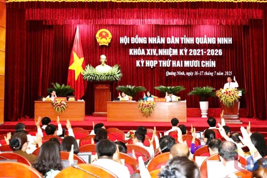 Kỳ họp thứ 29 HĐND tỉnh Quảng Ninh thông qua 26 nghị quyết quan trọng