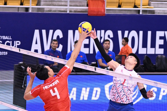 Tuyển bóng chuyền nam Việt Nam thua đáng tiếc Indonesia tại SEA V.League 2025