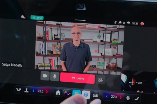 Mercedes hé lộ tầm nhìn biến ô tô thành phòng họp di động
