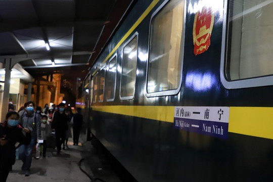 Khoảng 8.400 hành khách đi tàu liên vận quốc tế Việt Nam - Trung Quốc