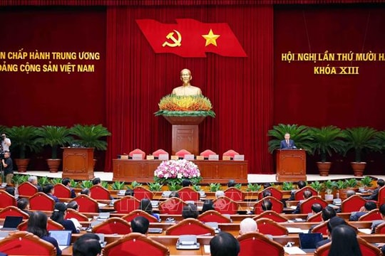 Thông báo Hội nghị lần thứ 12 Ban Chấp hành Trung ương Đảng khóa XIII