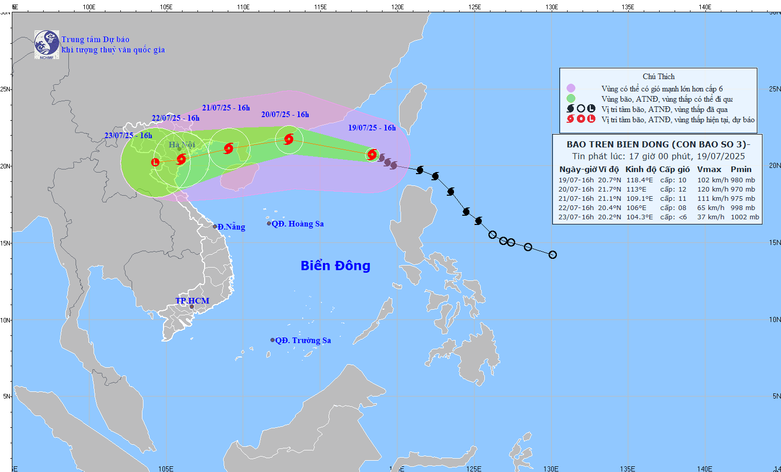 Thủ tướng chỉ đạo tập trung ứng phó với bão số 3 năm 2025
