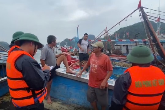 Bộ đội Biên phòng thực hiện phương châm “4 tại chỗ” ứng phó với bão số 3