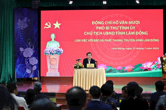 Chủ tịch UBND tỉnh Lâm Đồng: Báo chí phải 'đi trước một bước' để dân hiểu, dân chia sẻ trong giai đoạn chính quyền hai cấp