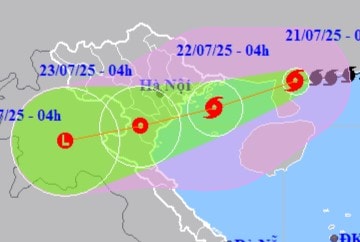 Bão số 3 đang cách Quảng Ninh-Hải Phòng khoảng 200 km