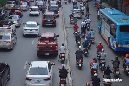 Giao thông đô thị - ‘thủ phạm’ gây ô nhiễm không khí ở Hà Nội