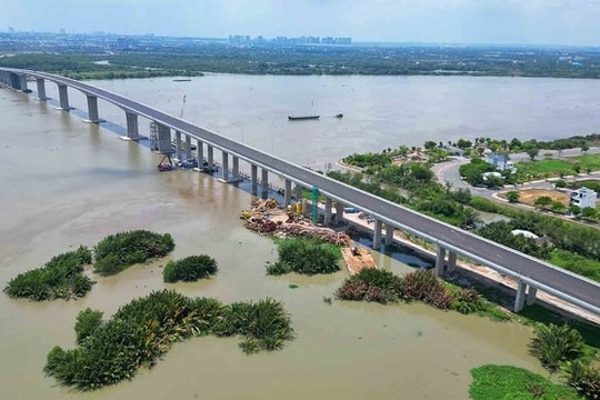TP.HCM: Cầu Nhơn Trạch sắp hoàn thành nhưng chưa thể kết nối với Vành đai 3