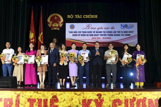 Báo Nhà báo và Công luận nhận Giải B cuộc thi báo chí toàn quốc về ngành Tài chính