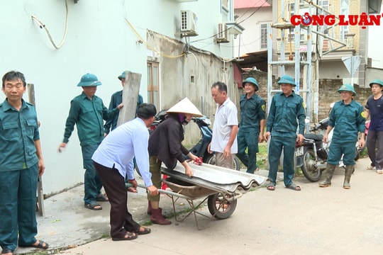 Bắc Ninh: Lực lượng vũ trang tỉnh chủ động ứng phó bão số 3